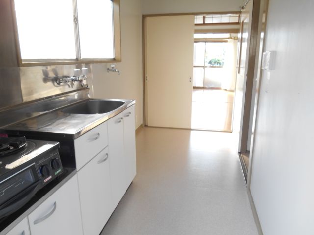 Kitchen. Refrigerators put kitchen space