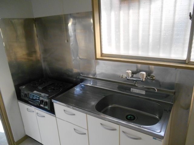 Kitchen. There is also a cooking space and put a two-burner gas stove in the kitchen