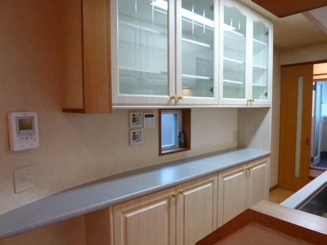 Kitchen. With cupboard