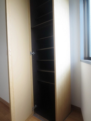 Entrance. Shoe box