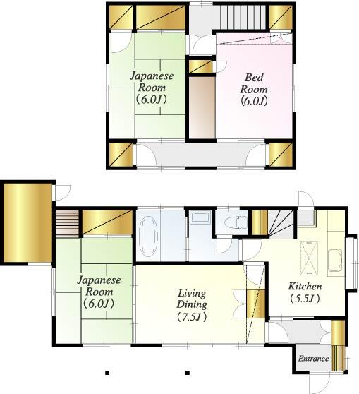 Floor plan. 11.8 million yen, 3LDK, Land area 114.22 sq m , Building area 81.98 sq m