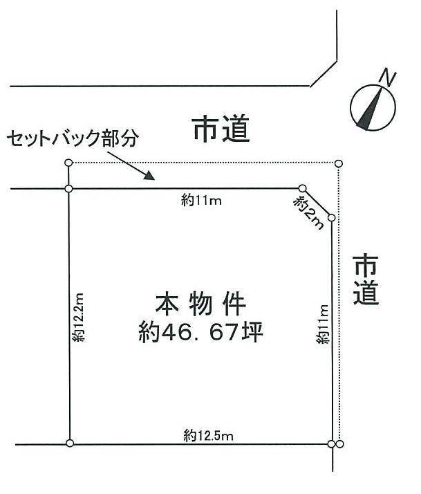 Compartment figure. Land price 53,800,000 yen, Land area 173.4 sq m