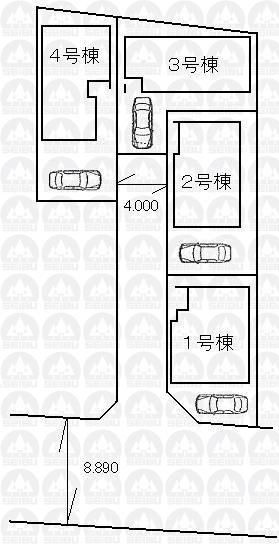 The entire compartment Figure. All four buildings This selling 1 buildings 1 Building: 90.10 sq m (27.25 square meters)