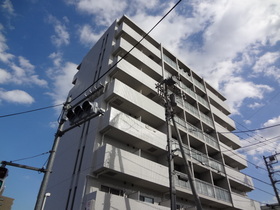 Building appearance. The apartment is located in the corner lot of the street