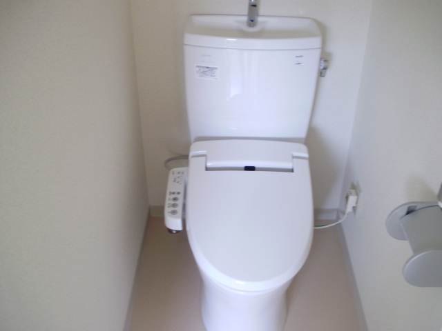 Toilet. With Washlet