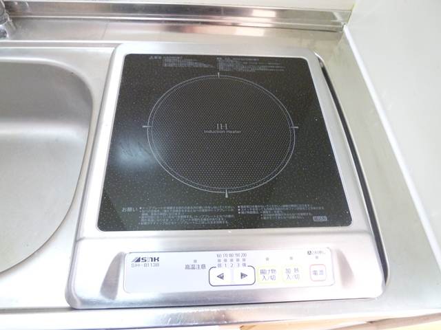 Kitchen. Effortless IH cooker of cleaning