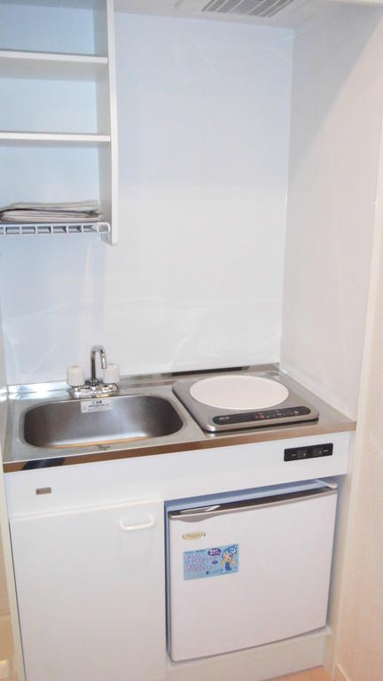 Kitchen. With a mini fridge