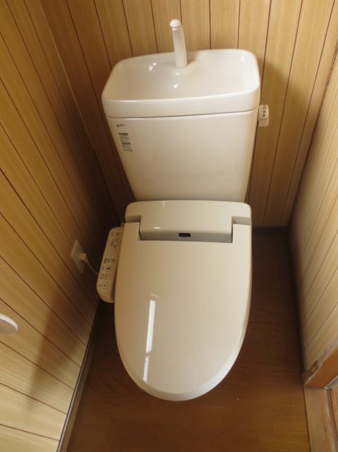 Toilet. Toilet is of with bidet