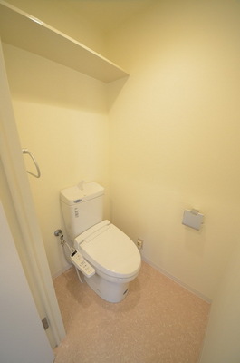 Toilet. Warm water washing toilet seat newly established