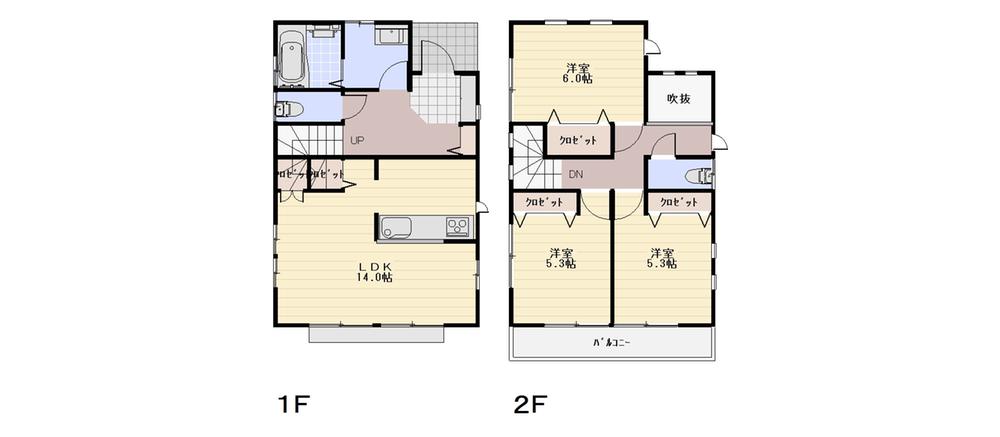Floor plan. (4 Building), Price 45,800,000 yen, 3LDK, Land area 104.08 sq m , Building area 81.8 sq m