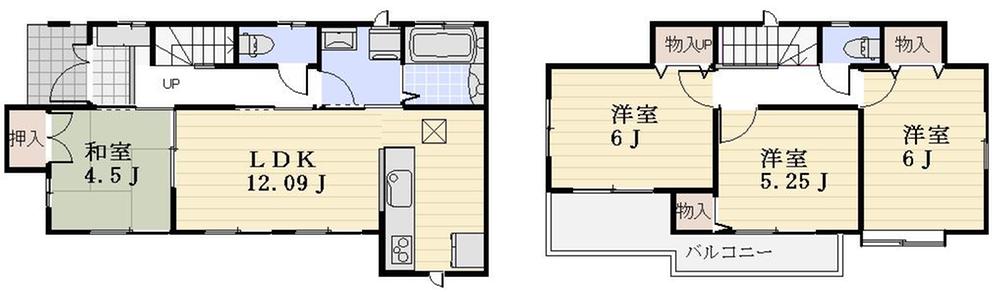 Floor plan. (A Building), Price 43 million yen, 4LDK, Land area 103.4 sq m , Building area 82.54 sq m