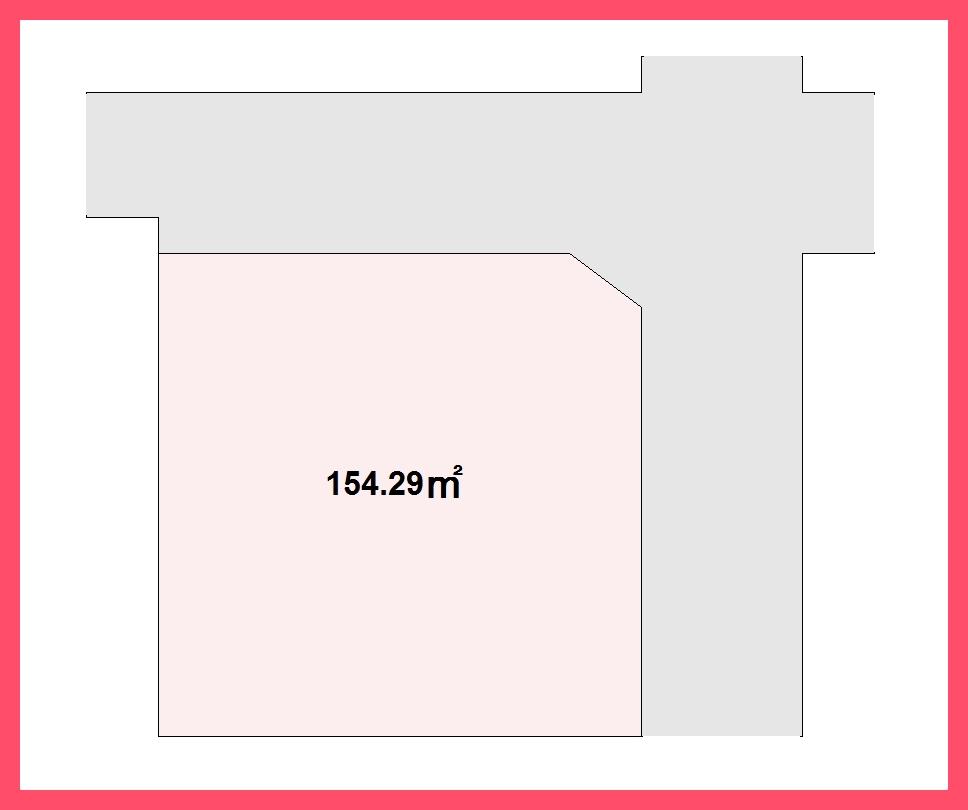 Compartment figure. Land price 54,800,000 yen, Land area 154.29 sq m compartment view