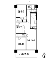 Floor: 2LDK + 2WIC + SC, the area occupied: 58.8 sq m, Price: 34,780,000 yen, now on sale