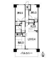 Floor: 3LDK + WIC, the occupied area: 64.96 sq m, Price: 35,880,000 yen, now on sale