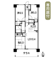 Floor: 3LDK + WIC, the occupied area: 64.96 sq m, Price: 36,180,000 yen, now on sale