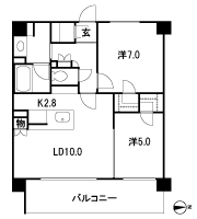 Floor: 2LDK + 2WIC + SC, the area occupied: 58.5 sq m, Price: 25,980,000 yen, now on sale