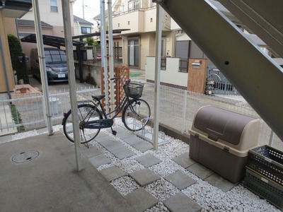 Other common areas. Bicycle parking space