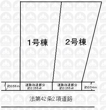 The entire compartment Figure. All two buildings This selling two buildings 1 Building: 91.65 sq m (27.72 square meters) Building 2: 91.70 sq m (27.73 square meters)