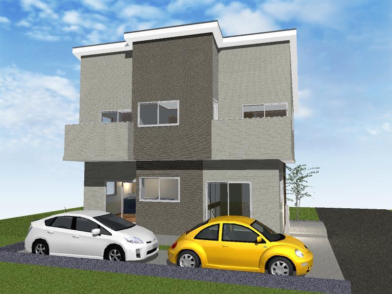 Building plan example (Perth ・ appearance). Building plan example ( No. 3 locations) Building Price      11 million yen, Building area 96.39 sq m