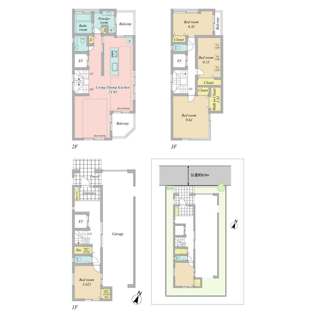 Floor plan. 65,800,000 yen, 4LDK, Land area 120.68 sq m , Building area 143.42 sq m
