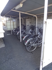 Other common areas. On-site bicycle parking lot