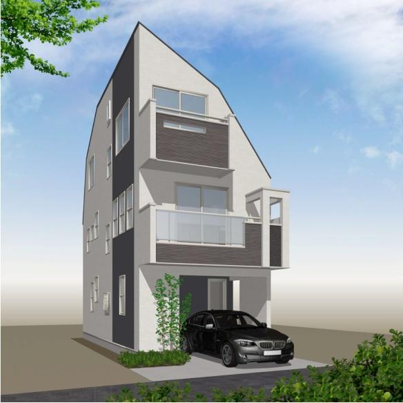 Rendering (appearance). (6 Building) Rendering Itopia home construction designer house, Full equipment is one of the charm. 