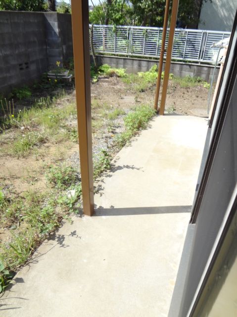 Balcony. Laundry Area is located at the outside of the window