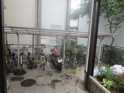 Other common areas. Bicycle parking space