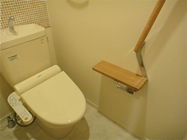 Toilet. Washlet toilet Image view