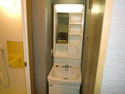 Washroom. It is a convenient independent washbasin