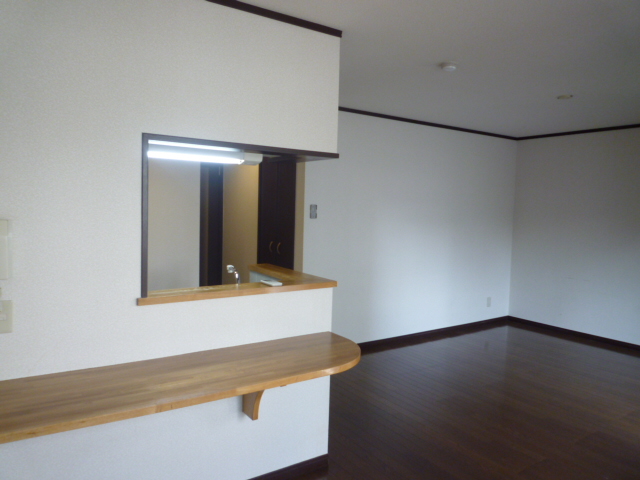 Living and room. counter
