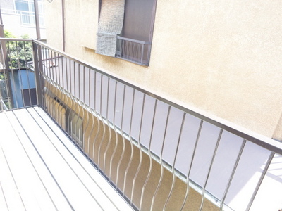 Balcony. Laundry is also easy on the spacious balcony.