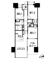Floor: 3LDK + N + WIC, the occupied area: 77.95 sq m, Price: 44,600,000 yen, now on sale