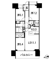 Floor: 3LDK + 2WIC, the area occupied: 74.5 sq m, Price: 43,900,000 yen, now on sale