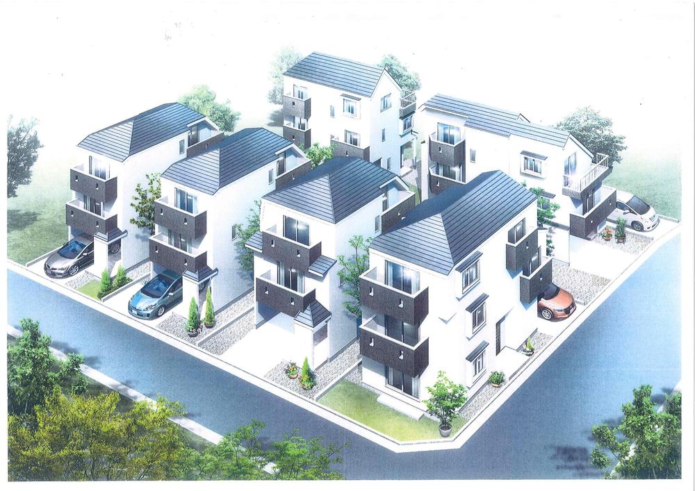 Building plan example (Perth ・ appearance). Building plan example (1.2.3 No. land) Building Price 13.8 million yen, Building area 83.2 sq m  ~ 83.7 sq m