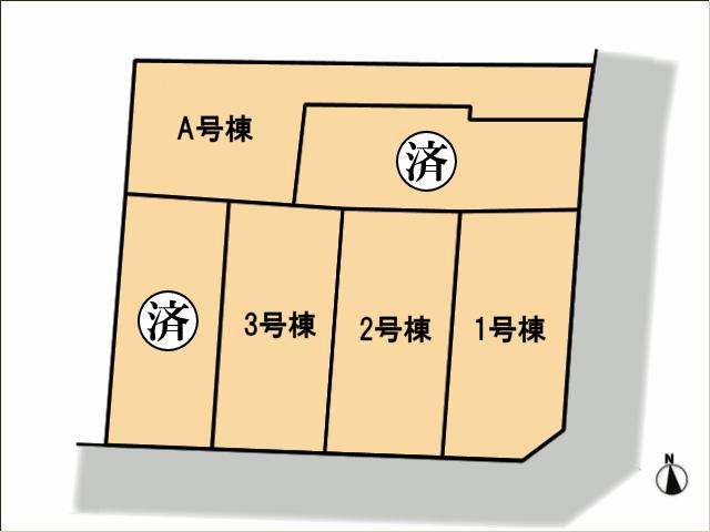 The entire compartment Figure.  [Corner lot of the public road of 6m × 4m] All 6 house, nestled in a quiet residential area (^ O ^)