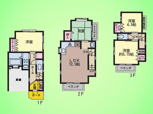 Building plan example (floor plan). Building plan example ((2) compartment) 4LDK, Land price 29 million yen, Land area 59.04 sq m , Building price 13.8 million yen, Building area 83.7 sq m