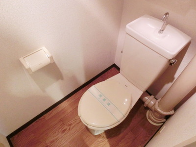Toilet. Washlet is can be installed toilet