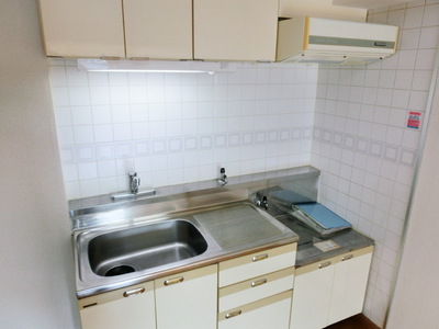 Kitchen. Two-burner stove is can be installed kitchen