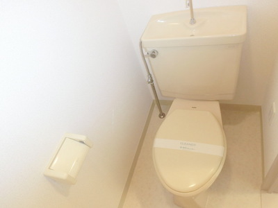 Toilet. It is a toilet with a clean