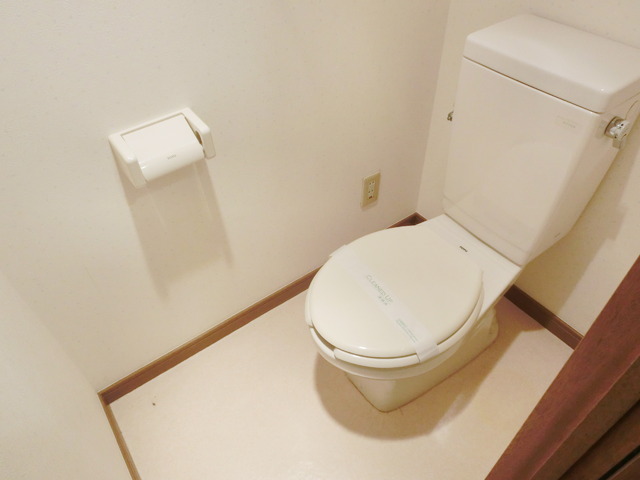 Toilet. It is a toilet with a clean