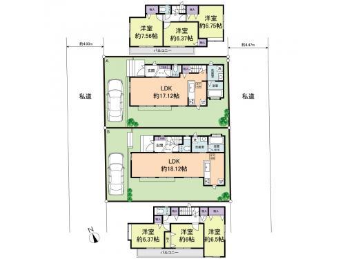 Floor plan. 47,800,000 yen, 3LDK, Land area 106.5 sq m , Building area 85.18 sq m