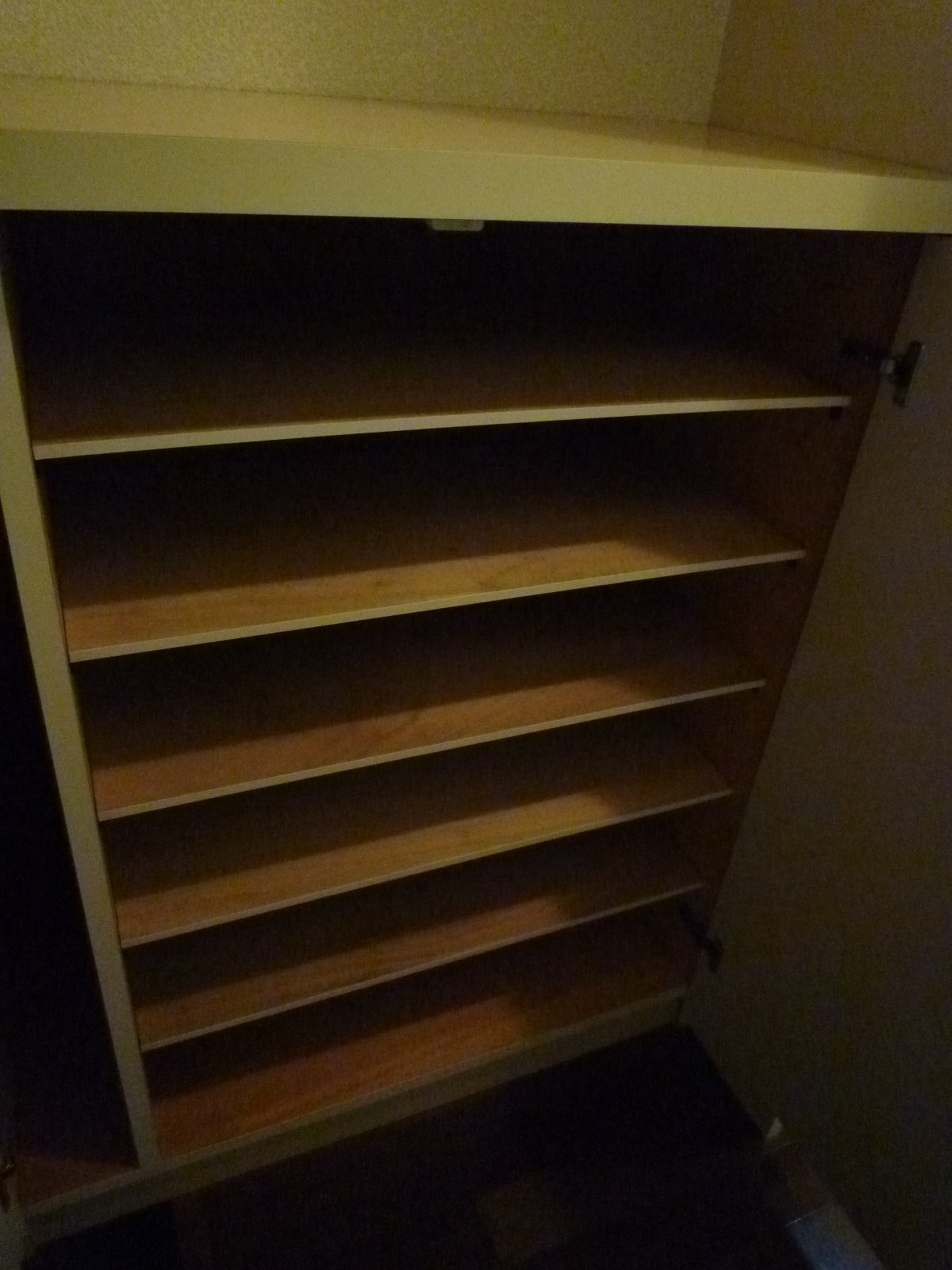 Entrance. Shoe box
