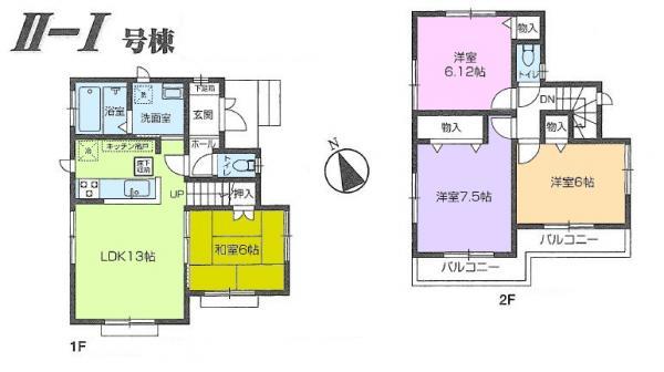 Floor plan. 49,300,000 yen, 4LDK, Land area 108.86 sq m , Building area 85.12 sq m floor plan