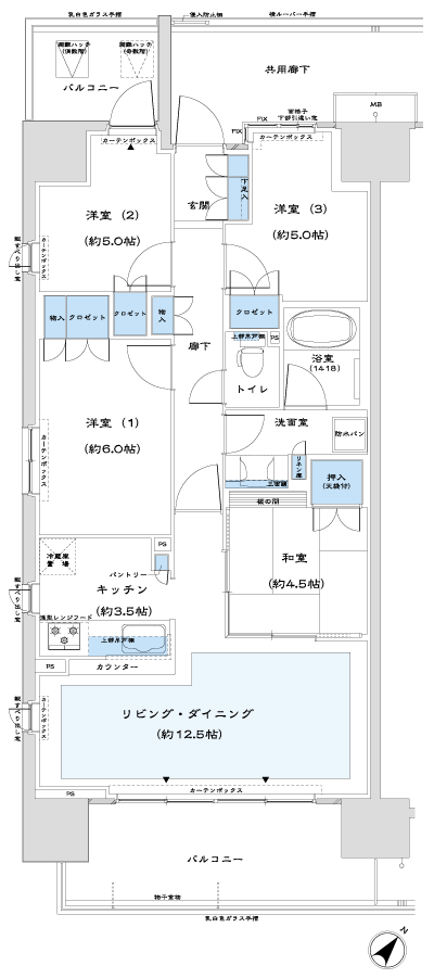 Floor: 4LDK, the area occupied: 79.4 sq m, Price: TBD