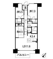 Floor: 3LDK + 2WIC, occupied area: 75.34 sq m, Price: TBD