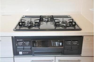 Other. 3-neck gas stove ・ With grill