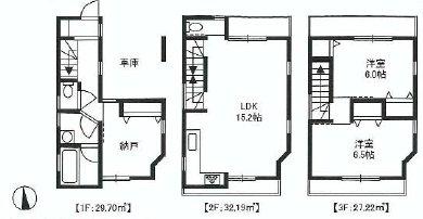 Floor plan. 37,800,000 yen, 2LDK + S (storeroom), Land area 50.59 sq m , Building area 89.11 sq m floor plan