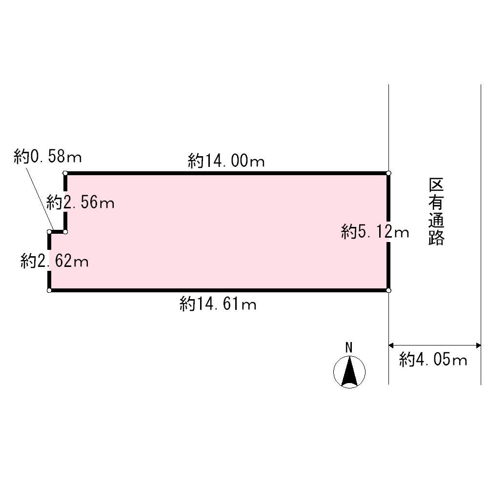 Compartment figure. Land price 37,900,000 yen, Land area 74.44 sq m