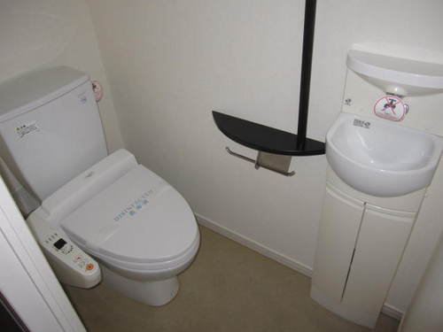 Toilet. It is a toilet with a wash function